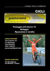 Cicli Panconi offre un servizio imbattibile a Pistoia. Posteggio, noleggio, vendita e riparazioni di biciclette.